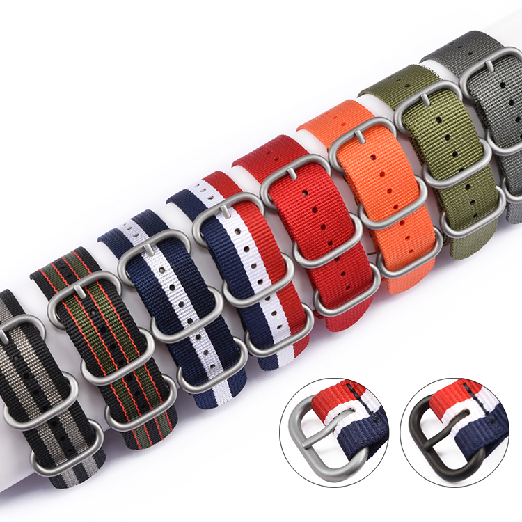 Nato Strap Nylon - Bracelet en Nylon tissé pour hommes,