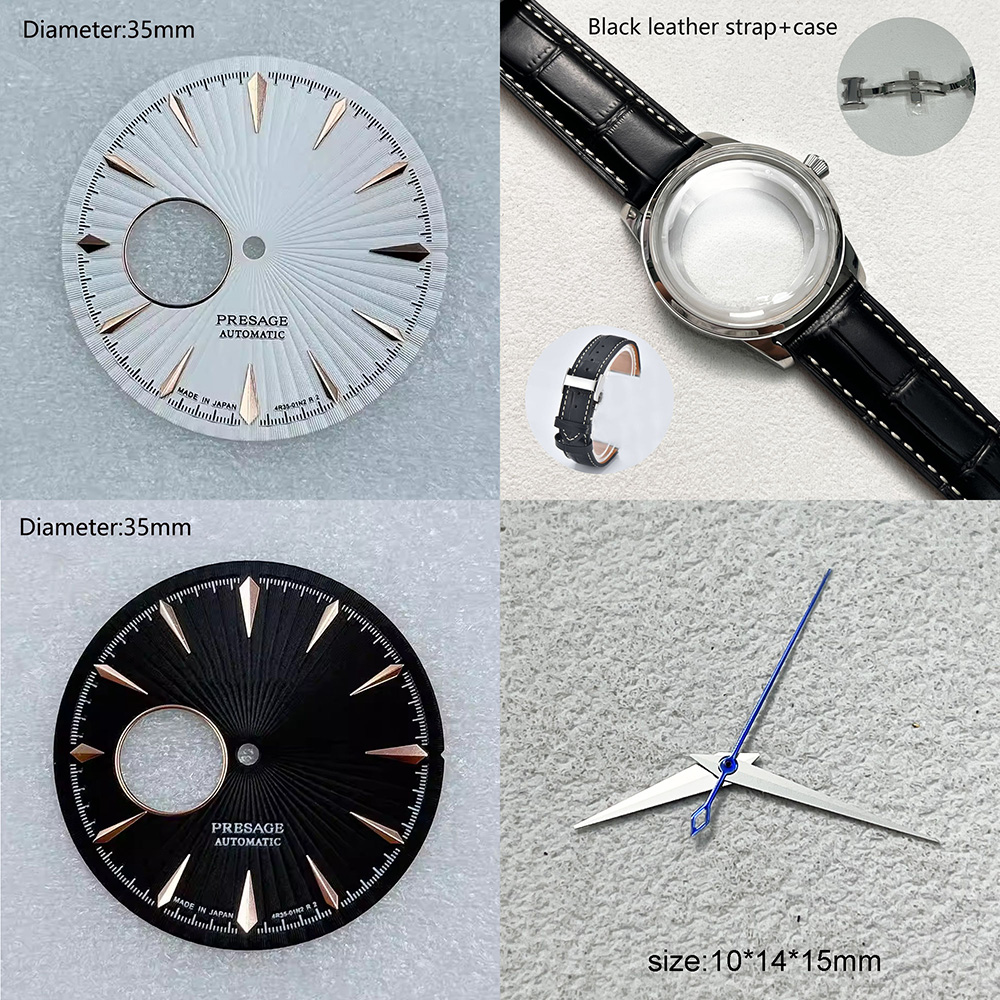 Seiko Watch Presage - Cadran NH38 35 mm avec logo