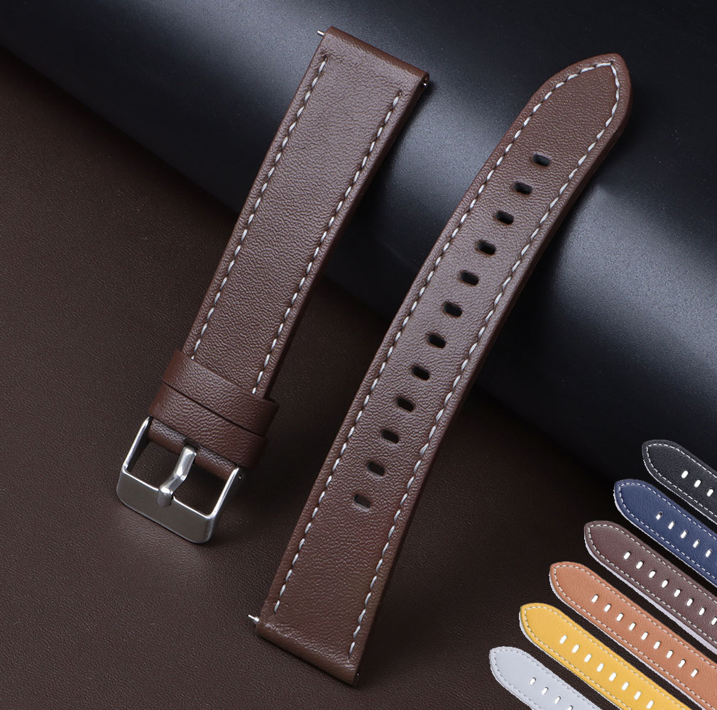 Bracelets de montre en cuir de - Leather Strap Quick Release avis et prix