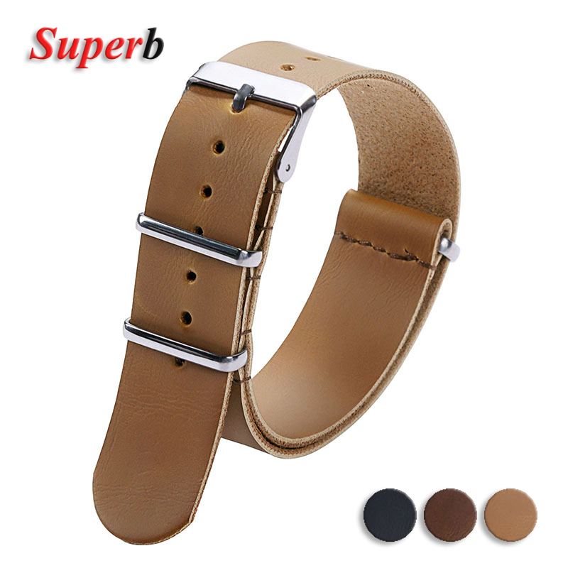 Bracelet de montre en cuir PU  - Leather Watch Band Men avis et prix
